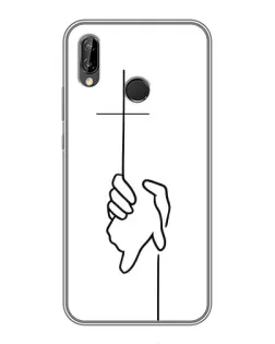 Чохол для Huawei P Smart Plus (Nova 3i, INE-LX1) з картинкою «Рука тримає» Чохол для Huawei P Smart Plus (Nova 3i, INE-LX1) з картинкою «Рука тримає»