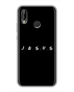 Чехол для Huawei P Smart Plus (Nova 3i, INE-LX1) с картинкой «Точки веры J.E.S.U.S.»