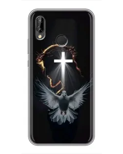 Чехол для Huawei P Smart Plus (Nova 3i, INE-LX1) с картинкой «Голубь и Свет»