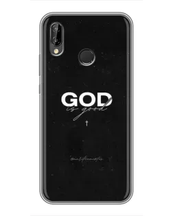 Чехол для Huawei P Smart Plus (Nova 3i, INE-LX1) с картинкой «GOD — Бог над всем»