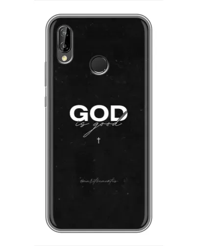 Чехол для Huawei P Smart Plus (Nova 3i, INE-LX1) с картинкой «GOD — Бог над всем»