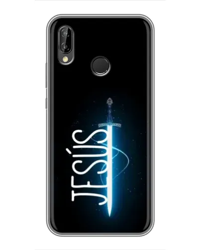 Чехол для Huawei P Smart Plus (Nova 3i, INE-LX1) с картинкой «Меч Духа Jesus»