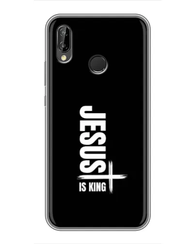 Чехол для Huawei P Smart Plus (Nova 3i, INE-LX1) с картинкой «Вертикаль веры Jesus»