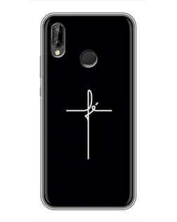 Чехол для Huawei P Smart Plus (Nova 3i, INE-LX1) с картинкой «Тонкий крест»