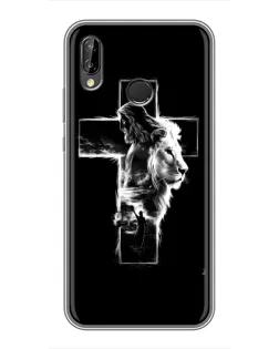 Чехол для Huawei P Smart Plus (Nova 3i, INE-LX1) с картинкой «Сияющий крест Jesus»