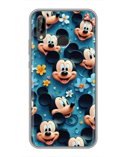 Чехол для Huawei P Smart Plus (Nova 3i, INE-LX1) с картинкой «Паттерн Микки и Минни» Чехол для Huawei P Smart Plus (Nova 3i, INE-LX1) с картинкой «Паттерн Микки и Минни»