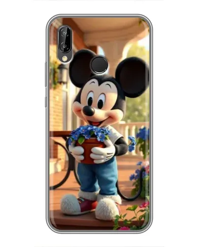 Чехол для Huawei P Smart Plus (Nova 3i, INE-LX1) с картинкой «Микки садовод» Чехол для Huawei P Smart Plus (Nova 3i, INE-LX1) с картинкой «Микки садовод»