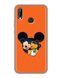 Чехол для Huawei P Smart Plus (Nova 3i, INE-LX1) с картинкой «Сердце Микки Минни»