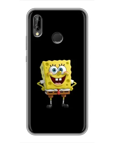 Чехол для Huawei P Smart Plus (Nova 3i, INE-LX1) с картинкой «Классический Губка Боб»