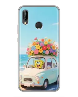 Чехол для Huawei P Smart Plus (Nova 3i, INE-LX1) с картинкой «Автомобильное путешествие»