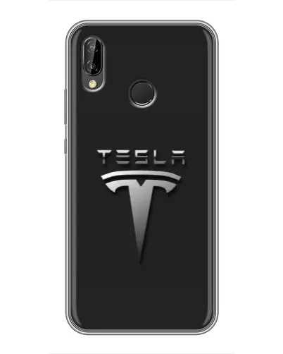 Чехол для Huawei P Smart Plus (Nova 3i, INE-LX1) с картинкой «Стальной логотип Tesla» Чехол для Huawei P Smart Plus (Nova 3i, INE-LX1) с картинкой «Стальной логотип Tesla»