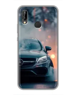 Чохол для Huawei P Smart Plus (Nova 3i, INE-LX1) з картинкою «Mercedes — нічне місто»