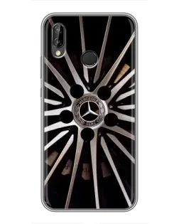 Чехол для Huawei P Smart Plus (Nova 3i, INE-LX1) с картинкой «Диск Mercedes»