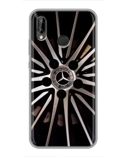 Чехол для Huawei P Smart Plus (Nova 3i, INE-LX1) с картинкой «Диск Mercedes»