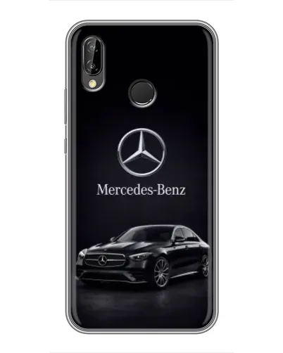 Чехол для Huawei P Smart Plus (Nova 3i, INE-LX1) с картинкой «Mercedes — решетка радиатора»
