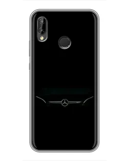Чехол для Huawei P Smart Plus (Nova 3i, INE-LX1) с картинкой «Mercedes Stealth Look»