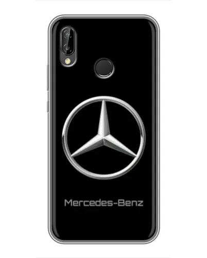 Чехол для Huawei P Smart Plus (Nova 3i, INE-LX1) с картинкой «Mercedes Silver Logo»