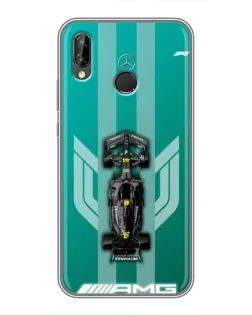 Чехол для Huawei P Smart Plus (Nova 3i, INE-LX1) с картинкой «Mercedes AMG Petronas»