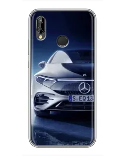 Чехол для Huawei P Smart Plus (Nova 3i, INE-LX1) с картинкой «Mercedes EQ — будущее»