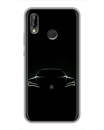 Чехол для Huawei P Smart Plus (Nova 3i, INE-LX1) с картинкой «Mercedes — силуэт авто» Чехол для Huawei P Smart Plus (Nova 3i, INE-LX1) с картинкой «Mercedes — силуэт авто»