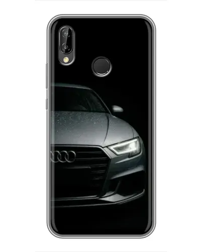 Чехол для Huawei P Smart Plus (Nova 3i, INE-LX1) с картинкой «Audi — детализация кузова»
