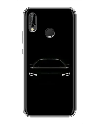 Чехол для Huawei P Smart Plus (Nova 3i, INE-LX1) с картинкой «Взгляд Audi в темноте»