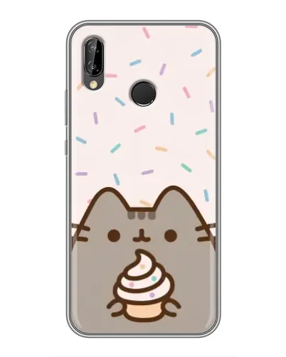 Чехол для Huawei P Smart Plus (Nova 3i, INE-LX1) с картинкой «Пушин с кексом» Чехол для Huawei P Smart Plus (Nova 3i, INE-LX1) с картинкой «Пушин с кексом»