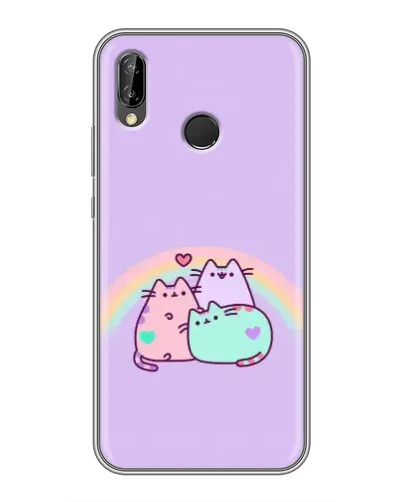 Чехол для Huawei P Smart Plus (Nova 3i, INE-LX1) с картинкой «Радужные Пушины» Чехол для Huawei P Smart Plus (Nova 3i, INE-LX1) с картинкой «Радужные Пушины»