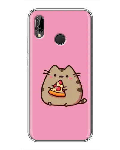 Чехол для Huawei P Smart Plus (Nova 3i, INE-LX1) с картинкой «Пушин с пиццей» Чехол для Huawei P Smart Plus (Nova 3i, INE-LX1) с картинкой «Пушин с пиццей»