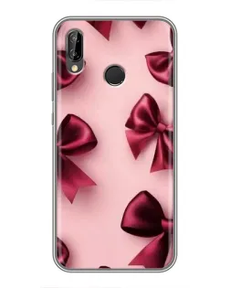 Чехол для Huawei P Smart Plus (Nova 3i, INE-LX1) с картинкой «Бордовый атлас»