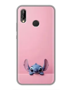 Чехол для Huawei P Smart Plus (Nova 3i, INE-LX1) с картинкой «Stitch выглядывает»