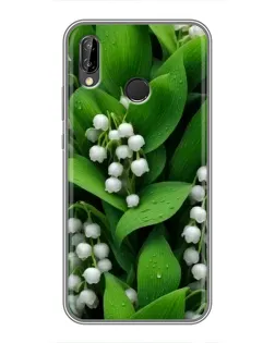 Чехол для Huawei P Smart Plus (Nova 3i, INE-LX1) с картинкой «Ландыши в зелени»