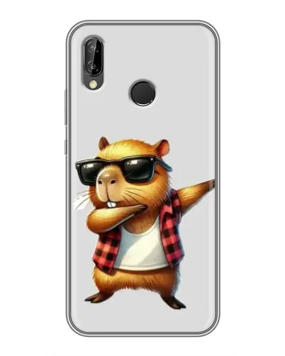 Чехол для Huawei P Smart Plus (Nova 3i, INE-LX1) с картинкой «Капибара рэпер даб» Чехол для Huawei P Smart Plus (Nova 3i, INE-LX1) с картинкой «Капибара рэпер даб»