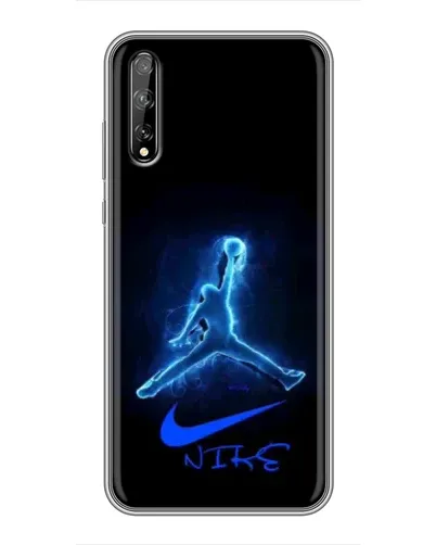 Чехол для Huawei P Smart Pro с картинкой «Jordan Neon Blue»