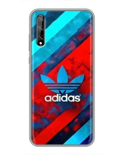 Чехол для Huawei P Smart Pro с картинкой «Абстракция Adidas»