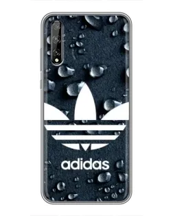 Чехол для Huawei P Smart Pro с картинкой «Adidas Trefoil Blue»