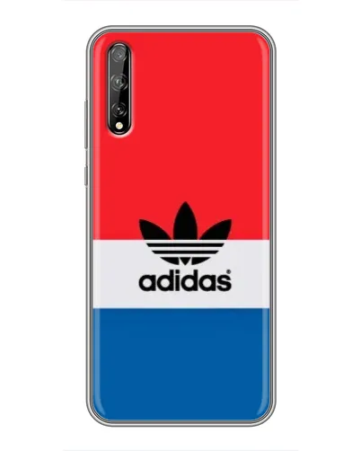 Чехол для Huawei P Smart Pro с картинкой «Ретро блоки Adidas» Чехол для Huawei P Smart Pro с картинкой «Ретро блоки Adidas»