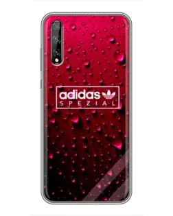 Чехол для Huawei P Smart Pro с картинкой «Adidas Gold Marble»
