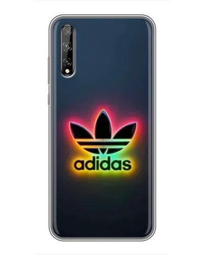 Чехол для Huawei P Smart Pro с картинкой «Неоновый Adidas» Чехол для Huawei P Smart Pro с картинкой «Неоновый Adidas»