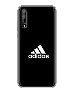 Чехол для Huawei P Smart Pro с картинкой «Черная классика Adidas»
