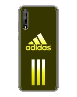 Чехол для Huawei P Smart Pro с картинкой «Оливковый градиент Adidas»