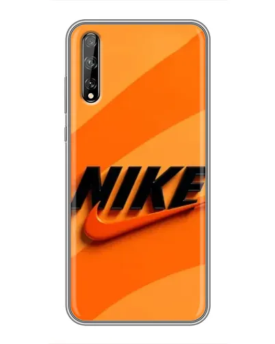 Чехол для Huawei P Smart Pro с картинкой «Оранжевый драйв Nike»