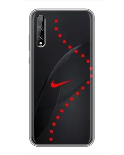 Чехол для Huawei P Smart Pro с картинкой «Абстрактный дизайн Nike»
