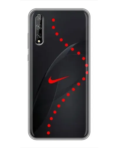 Чехол для Huawei P Smart Pro с картинкой «Абстрактный дизайн Nike»
