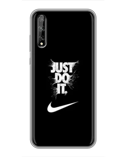 Чехол для Huawei P Smart Pro с картинкой «Текстовый принт Nike»