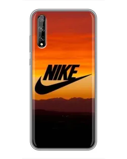 Чехол для Huawei P Smart Pro с картинкой «Nike — вечерний горизонт»