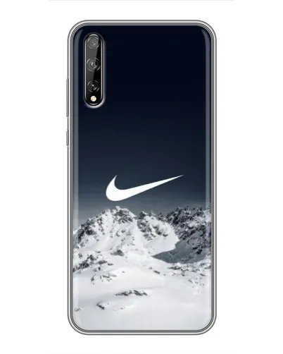Чехол для Huawei P Smart Pro с картинкой «Nike — зимние горы»
