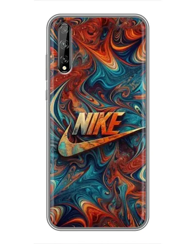 Чехол для Huawei P Smart Pro с картинкой «Nike в абстракции»