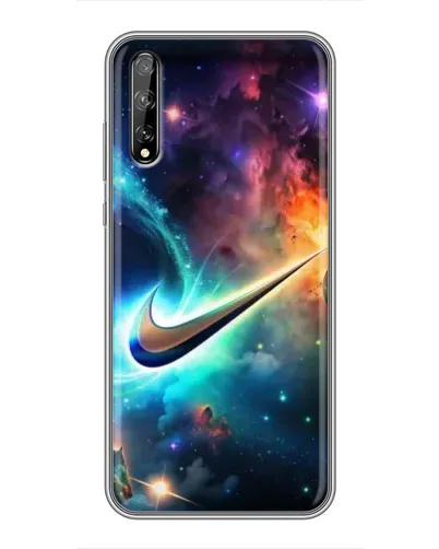 Чехол для Huawei P Smart Pro с картинкой «Космический Nike Swoosh»