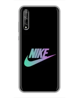 Чехол для Huawei P Smart Pro с картинкой «Nike — городская ночь»
